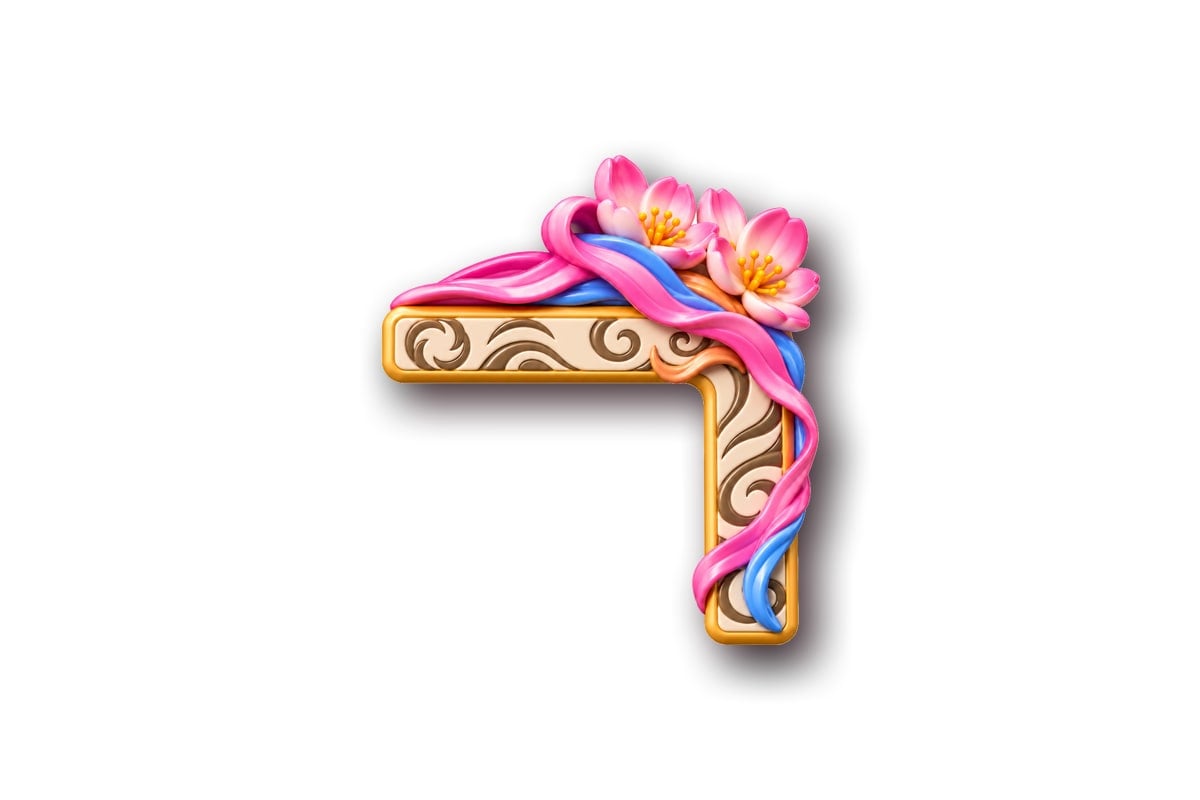 Petal Bound slab clip on its own